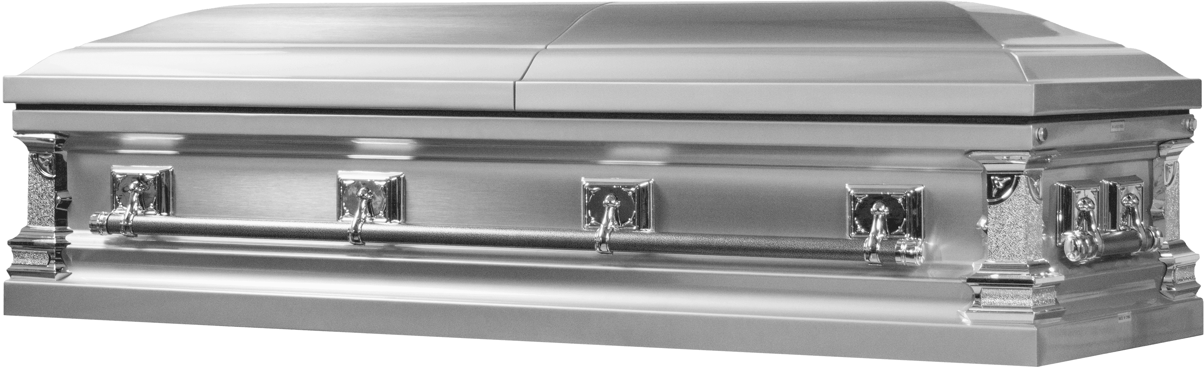 Sterling Grace 18-gauge steel casket closed long back view